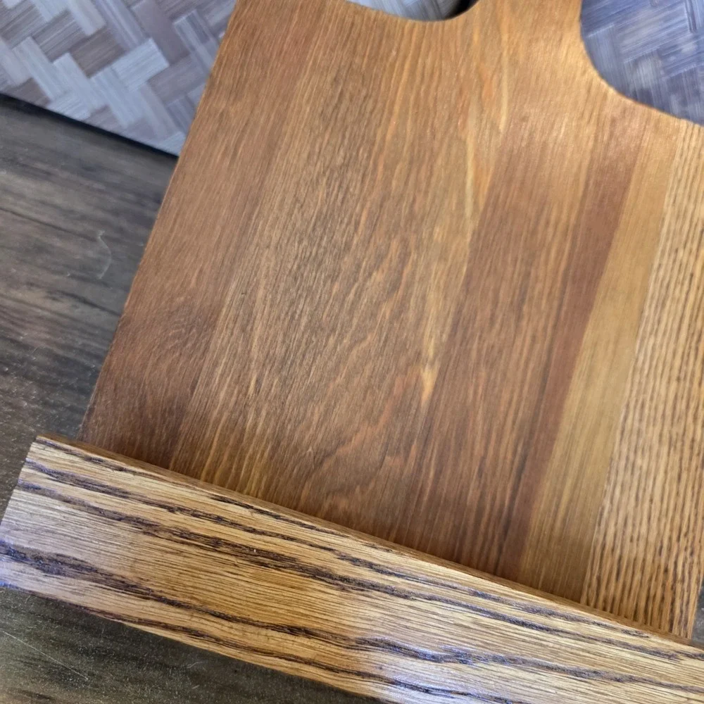 Wood Cutting Board Easel Cook Book Stand Picture Stand Farm Decor 14